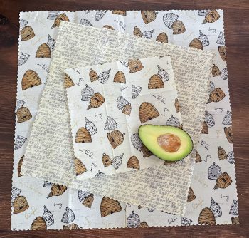Beeswax Food Wraps Mixed Pack {S,M,L} Bee Designs - Image 9
