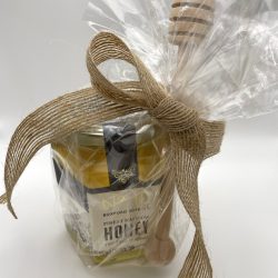 Honey Jar Giftwrapped with Drizzler