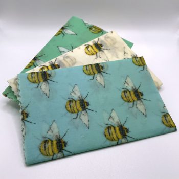 Medium Wax Wraps Bumblebee design