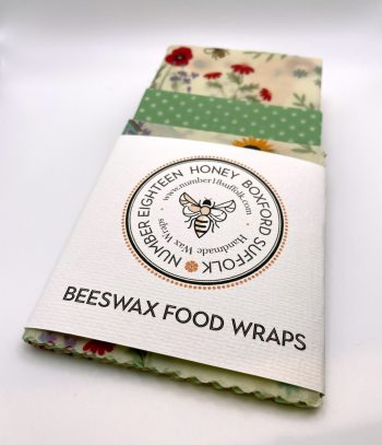 Beeswax Food Wraps Mixed Pack {S,M,L} Bee Designs - Image 2