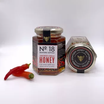 Cold-smoked chilli honey