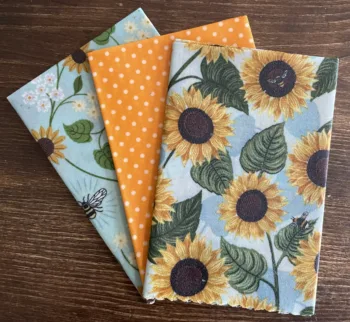 Medium Wax Wraps Sunflowers Design