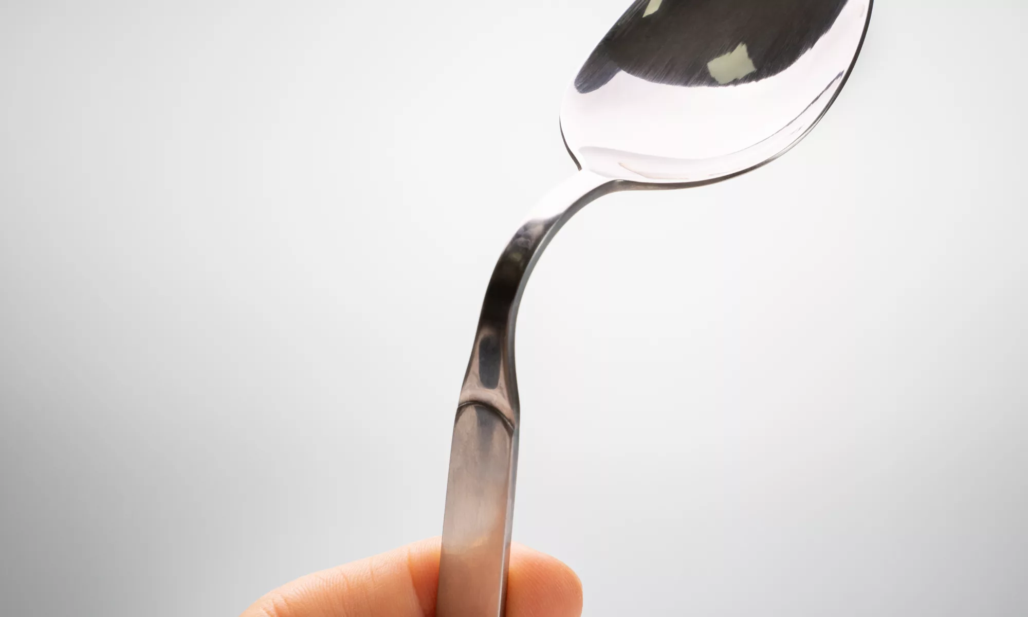 Bent teaspoon
