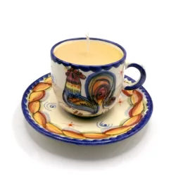 Portugese Cockerel Espresso Cup Candle