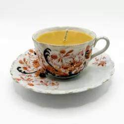 Vintage Teacup Candle Imari