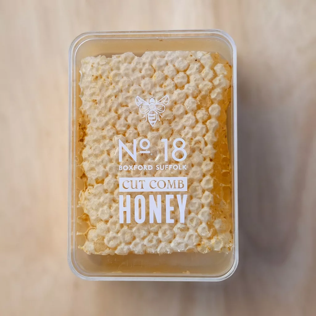 Suffolk cut comb honey from Number Eighteen Suffolk