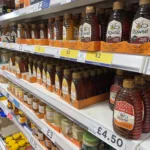 The honey aisle at Tesco